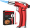 NANW Butane Torch, Refillable Kitchen Blow Torch Lighter Culinary Cooking Torch with Adjustable Flame for BBQ, Creme Brulee, Baking, Crafts and Cooking (Butane Gas not Included) (Red)