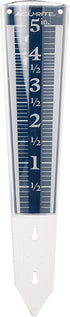 AcuRite 5" Capacity Easy-to-Read Magnifying Acrylic, Blue (00850A2) Rain Gauge