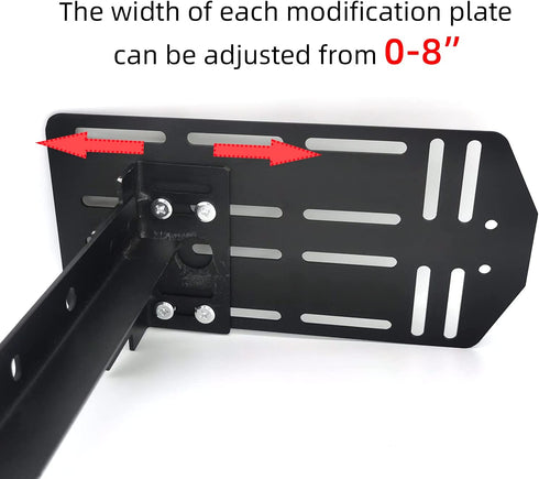 2PCS King Bed Headboard Attachment Bracket Modification Plate,Bed Frame Adapter Brackets,Headboard Brackets for Metal Bed Frame