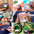 Paint Pens Paint Markers Never Fade Quick Dry and Permanent, 12 Color Oil-Based Waterproof Paint Marker Pen Set for Rock Painting, Ceramic, Wood, Fabric, Plastic, Canvas, Glass, Mugs, DIY - TF001