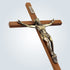 ACHIBANG Crucifix Wall Cross, Catholic Wooden Slender Hanging Crosses for Wall,10 Inch