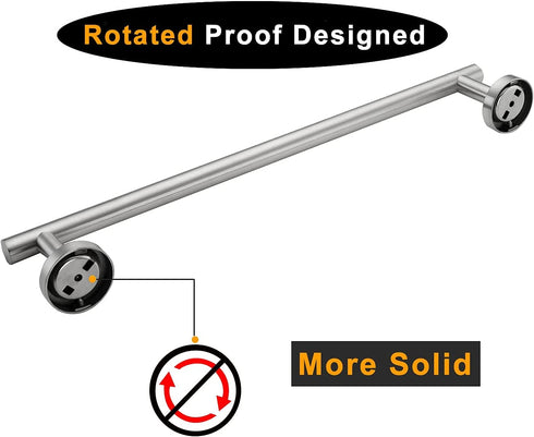 Nolimas Polished Chrome Bath Towel Bar Single Bars Towel Rack Rod Classic Wall Mounted Stainless Steel Bathroom Towel Bar Toilet Kitchen Towel Shelf Single Layer,16inch