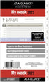 AT-A-GLANCE 2023 Weekly & Monthly Planner Refill, Hourly, 10831 DAY-TIMER, 3-3/4" x 6-3/4", Size 3, Portable Size, Loose Leaf (471-285Y)