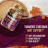 MAJU Turmeric Curcumin Gummies 60ct, Zingy Ginger Taste, Black Pepper Extract for Enhanced Absorption and Potency, Use for Joints, Inflammation & Pain Support, Tumeric Gummies for Adults and Kids