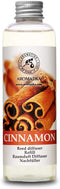 Cinnamon Reed Diffuser Refill with Natural Essential Cinnamon Oil 6.8 Fl Oz - Fresh & Long Lasting Fragrance - Reed Diffuser Oil Refill for Aromatherapy - Home - Fitness - Boutique