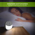 AUVON Rechargeable Mini Motion Sensor Night Light, Cool White LED Stick-On Closet Light with Dusk to Dawn Sensor, Adjustable Brightness for Wall, Stairs, Cabinet, Hallway (2 Pack)