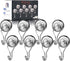 Wukong Magnetic Hook, 48 LB Heavy Duty Swivel Hook Magnet Hangers Holders -Great for Refrigerator, Home, Kitchen, Store, Door Coat Hook, Grill Utensils, Office or Warehouse-8 Pack