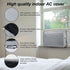 Indoor Air Conditioner Cover, AC Unit Window Cover for Inside Double Insulation with Elastic Drawstring 21 x 15 x 3.5 inches (L x H x D)