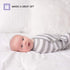 Cuddlebug Adjustable Baby Swaddle Blanket & Wrap (Spots & Stripes), Pack of 3 (Small/Medium 0-3 Months Old)
