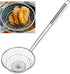 TEMCHY Spider Strainer Wire Skimmer Ladle Stainless Steel Mesh Spider Food Dumpling Noodle Frying Asian Strainer, 5-Inch Strainer Basket