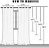White Semi Linen Look Sheer Curtains for Bedroom, Living Room Grommet Light Filtering Solid Voile Window Curtains, Set of 2 Panels, 52 x 84 inch