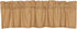 VHC Brands Simple Life Flax Solid Color Cotton Linen Blend Farmhouse Kitchen Curtains Rod Pocket Hanging Loops 16x60 Valance, Khaki Tan