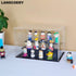 LANSCOERY 3 Steps Clear Acrylic Display Case Assembly Countertop Box Cube Organizer Stand Dustproof Protection Showcase for Action Figures, Toys, Collectibles (3 Tier 9.5x5.5x6.3 Inch, 24x14x16cm)