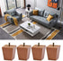 BUYGOO 3inch Wood Furniture Legs Sofa Legs Set of 4 Square Couch Legs Mid-Century Modern Replacement Legs for Armchair Recliner Coffee Table Dresser