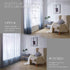 Dreaming Casa Gradient Ombre Sheer Curtains Draperies Window Treatment Voile for Living Room Kid s Room Grommet Grey 2 Panels 63 inches Long, 52" W x 63" L