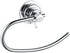 JiePai Vacuum Suction Towel Holder,Modern Shower Towel Ring,Washcloth Hand Towel Holder for Bathroom Kitchen Drill Free,Chrome