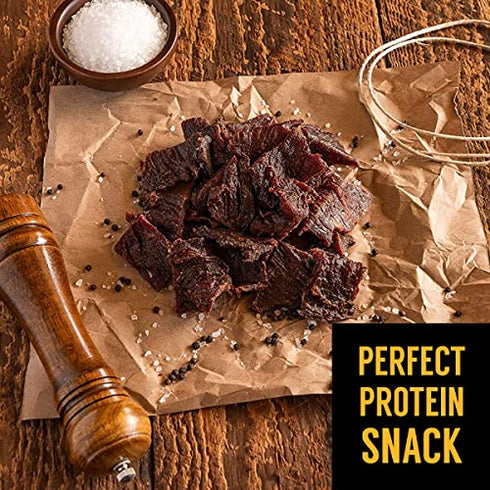 Tillamook Country Smoker Zero Sugar Keto Friendly Beef Jerky, Black Pepper, 2.2 Ounce
