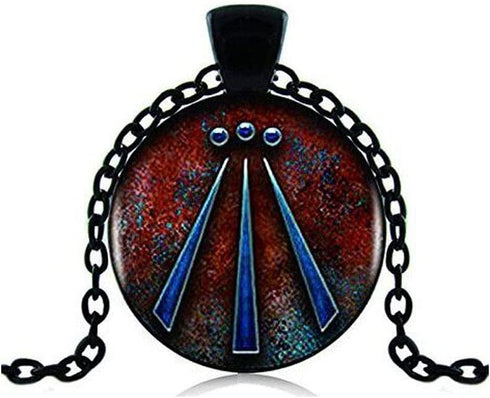 Druid Protection Amulet Photo Pendant Charm Gift Viking Jewelry Viking Necklace Celtic Art Jewelry Celtic Jewelry Awen Symbol Druid Amulet Necklace