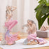 Mermaid Bathroom Decor,Mermaid Gifts for Girls 4.72" Tall Room Shelf Resin Mediterranean Princess Statue Ornament Figurines Sculpture Angel Crafts Collectible Ocean Sea Goddess