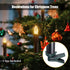 Battery Operated Taper Candles, PChero Flickering Flameless Tapered Candlesticks with Remote Timer, 10pcs Dripless Warm White LED Handheld Candles Lights for Church Wedding Party Decor