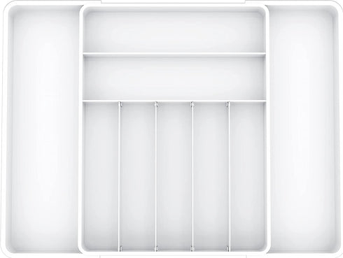 SimpleHouseware Expandable Kitchen Drawer Flatware Organizer
