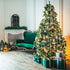 Christmas Shimmer Tinsel Icicles Decorations 18 Inch Xmas Tree Tinsel Foil Fringe Icicles Christmas Iridescent Tinsel Foil Fringes for Xmas Holiday Decor (Iridescent,4000 Strands)