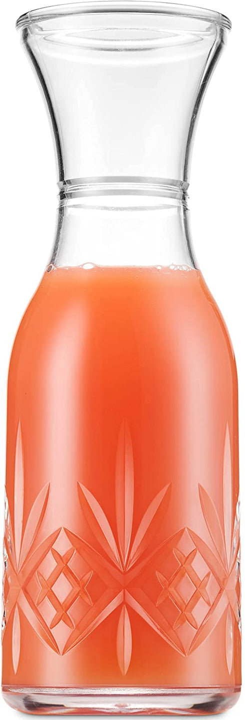 Godinger Carafe and Pitcher, Water Pitcher, Wine Carafe, Shatterproof Acrylic - Dublin Collection, Set of 2