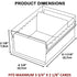 Acrimet Index Business Card Size File Holder Organizer Metal Base Heavy Duty (AZ Index Cards and Divider Included) (White Color with Clear Crystal Plastic Lid Cover)