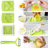 Mandoline Slicer for Kitchen, Vegetable Slicer, 21 in 1 Kitchen Slicer for Vegetables, Slicing Mandoline with Cleaning Accessories