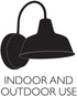 Design House 587238 Jelly Jar 1-Light Indoor/Outdoor Flush Mount Ceiling Light, Oil Rubbed Bronze