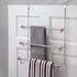 iDesign York Over the Shower Door Towel Rack for Bathroom, 1.5" x 7" x 22.8", Chrome/Brushed,79150