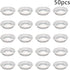 50 Pack Round Aluminum Foil Pans Disposable Containers with Straight Walls for Storing, Baking, Meal Prep Reheating Freezer Oven Safe