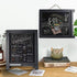 Magnetic Chalkboard Sign, 15x12 Wood Framed Blackboard with Chalk Marker and 2PC Magnets, Rustic Chalk Board Easel for Menu Kitchen Wedding Farmhouse D©cor, Tabletop or Wall Hanging Display