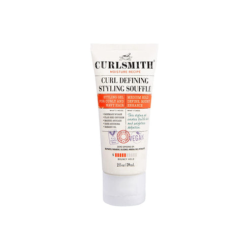 Curlsmith - Curl Defining Styling Soufflé - Vegan Medium Hold Styling Gel for Wavy, Curly and Coily Hair (2oz)
