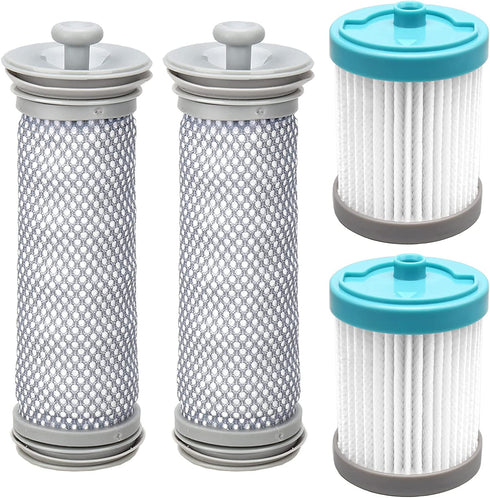 LhhTing Replacement Filter Kit Compatible with Tineco A10 Hero/Master, A11 Hero/Master Vacuum, 2 Pack Pre Filters with 2 Pack Vacuum Filter