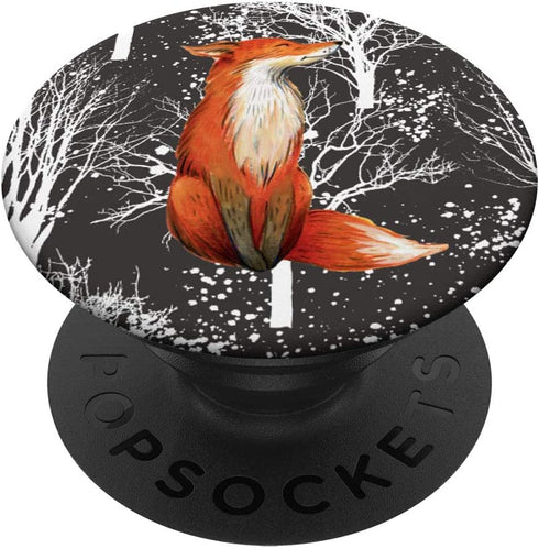 cute fox in woodland PopSockets PopGrip: Swappable Grip for Phones & Tablets