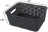 Tstorage Plastic Small Storage Baskets for Kitchen, Bathroom, Office, 6 Packs