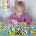 Puzzles for Kids Ages 3-5 Toddler Puzzles Set 20 Piece Wooden Jigsaw Puzzles for Toddler Children Learning Puzzles Set for Boys and Girls (6 Puzzles)