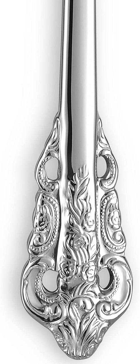 KEAWELL Gorgeous Dinner Fork, Set of 4, 18/10 Stainless Steel, 8 Inches, Dishwasher Safe, Mirror Polished, Silverware Fork Set