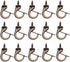 BAMI-LEE House 15 Pieces Metal Cup Hooks Ceiling Hooks Suspended Ceiling Hooks Screw Hooks (Large)