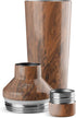 Simple Modern Cocktail Martini Shaker with Jigger Lid Gift Set | Vacuum Insulated Boston Mixer Stainless Steel | Compatible with Classic Tumbler Collection | Wood Grain