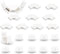 4 Pin LED Strip Connectors 10mm for 5050 RGB LED Strip Lights,AWSOM LED Strip Lights Connectors 4 Pin,10mm Wide,10X L Shape Connectors, 10X Strip to Strip Connectors