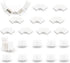 4 Pin LED Strip Connectors 10mm for 5050 RGB LED Strip Lights,AWSOM LED Strip Lights Connectors 4 Pin,10mm Wide,10X L Shape Connectors, 10X Strip to Strip Connectors