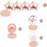 Rose Gold Party Decorations, Rose Gold Foil Fringe Curtain Backdrop, Rose Gold and White Balloons Set for Birthday, Graduation Party Decorations, New Years Eve Party Supplies 2022 Decorations