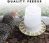 Harris Farms Free Range Hanging Poultry Feeder | Twist Lock Base | 10 Pound