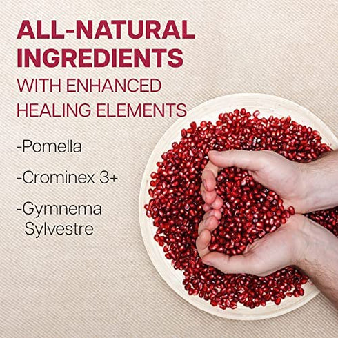 Expert Remedies Advanced Glucose Discovery - Blood Sugar Supplement - Lowers A1c Levels & Supports Healthy Cholesterol - Diabetes Control Formula - Improves Heart Health Metrics - 90 Vegan Capsules