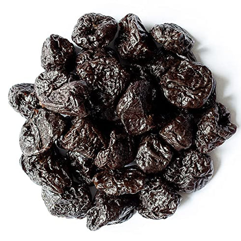 Organic Pitted Prunes, 8 Ounces — Dried California Plums, Non-GMO, Kosher, Unsulfured, Unsweetened, Bulk