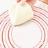 Rolling Pin nonstick and Silicone Baking Pastry Mat combo kit, Adjustable Rolling Pin With Thickness Rings, Rolling Pin for Baking Fondant, Pizza, Pie, Pastry, Pasta, Dough, Cookies (Red )