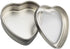 14-Pack 2oz Empty Heart Shaped Silver Metal Tins with Clear Window for Candle Making, Candies, Gifts & Treasures