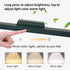 Funland Stick on Lights, Dimmable Wireless Magnetic Touch Lights Stick on Kitchen Closet Wall Bed Headboard, Rechargeable Under Cabinet Lighting Battery Operated (Green), (VN004)